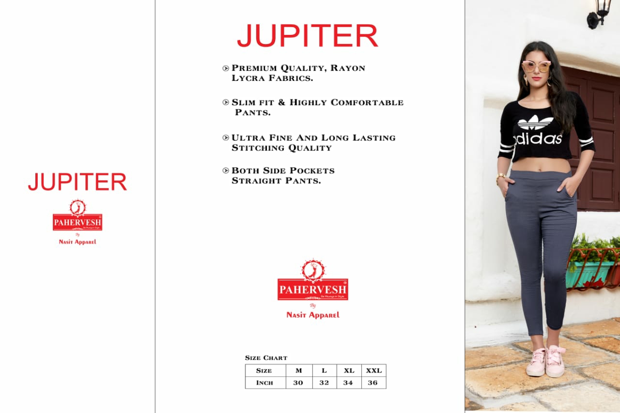 Pahervesh Presents Jupiter Summer Special Pants Collection At Wholesale