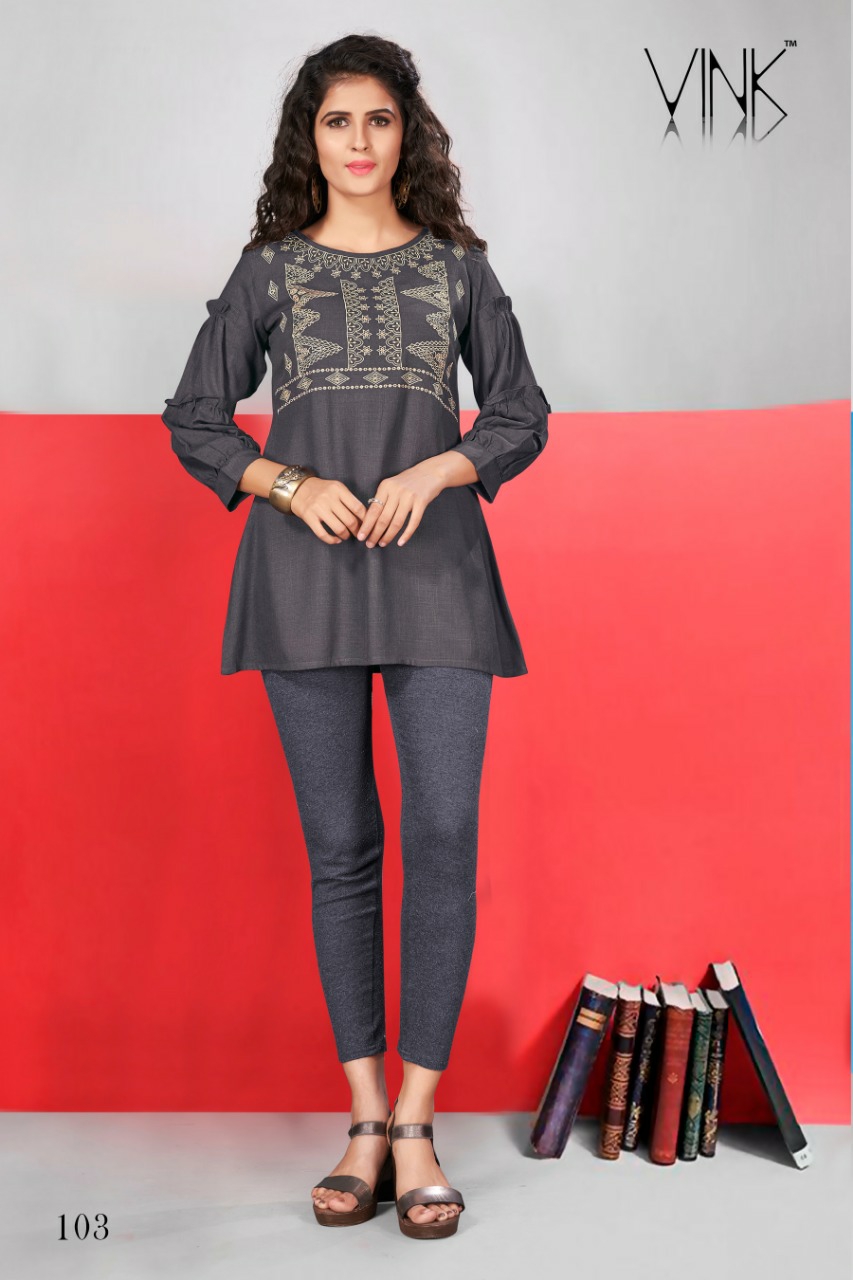 Vink Presents Tunics Summer Wear Western Top Collection