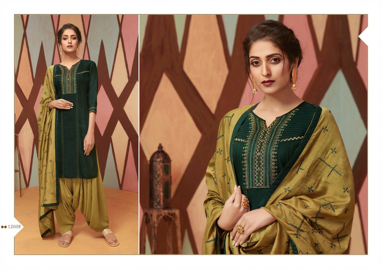 Kajree Presents Artist By Patiala Vol-4 Flex Rayon With Embroidery Work Readymade Patiala Salwar Suit Catalogue Wholesaler