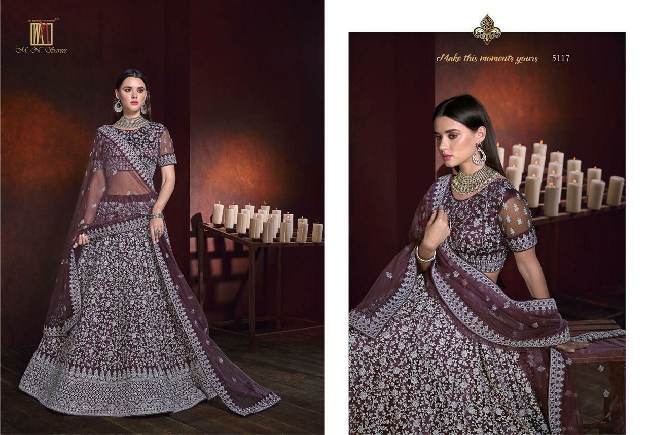 Mn House Presents Crystal Vol-3 Heavy Design Bridal Wedding Sarees Catalogue Wholesaler