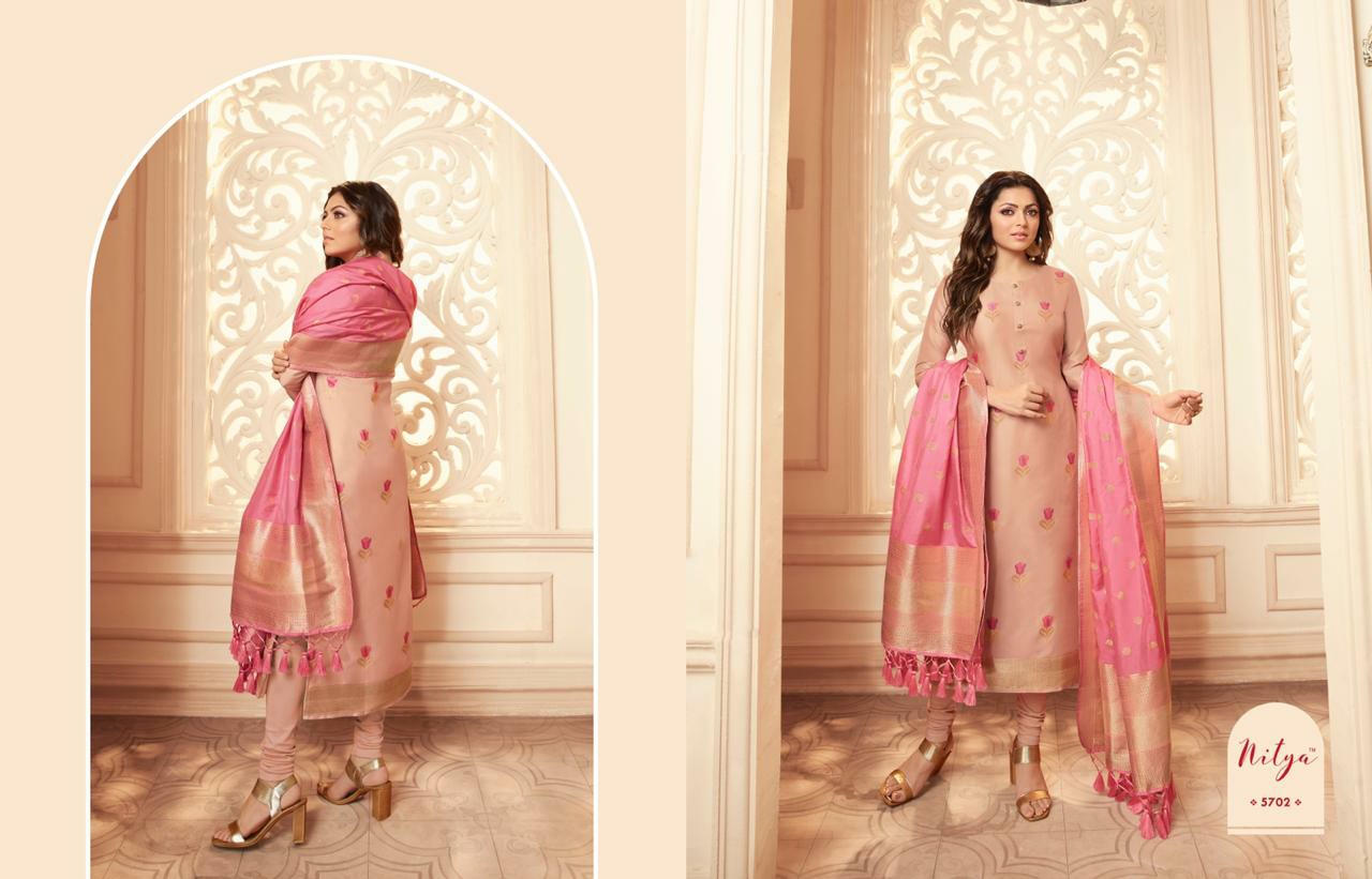 Lt Presents Nitya Vol-157 Exclusive Designer Party Wear Straight Salwar Suit Catalog Wholesaler