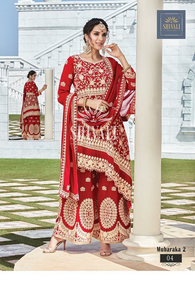Shivali Presents Mubaraka Vol-2 Heavy Designer Pakistan Style Bridal Salwar Kameez Readymade Catalog