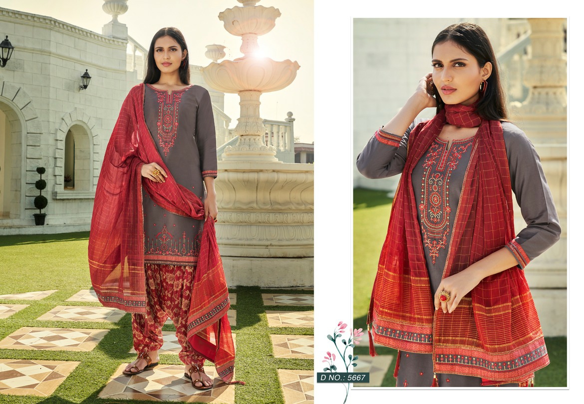 Kessi Presents Shangar By Patiala House Vol-18 Jam Silk With Embroidery Work Punjabi Style Patiala Salwar Suit Catalogue Wholesaler