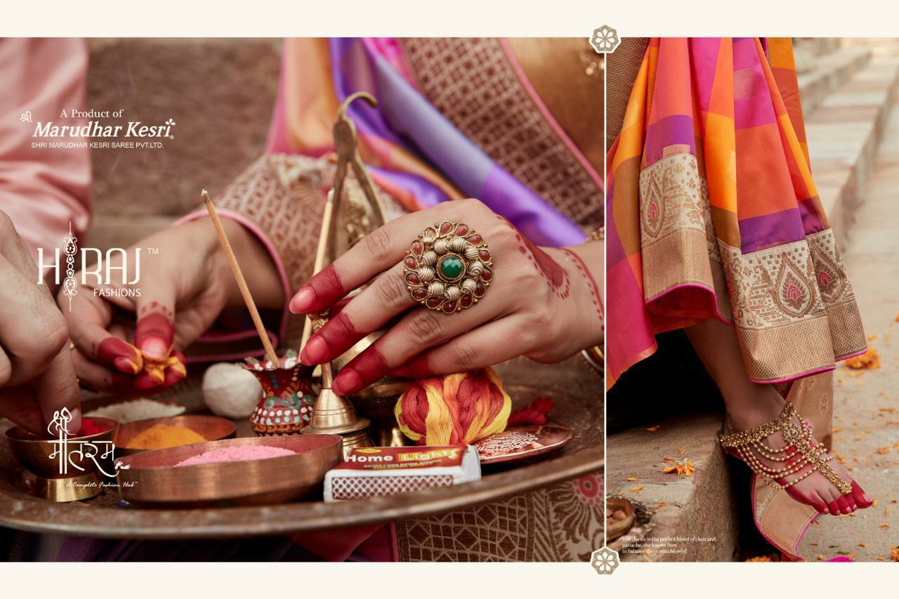 Shree Mataram Presents Patinay Bandhan Traditional Wear Silk Sarees Catalog Wholesaler