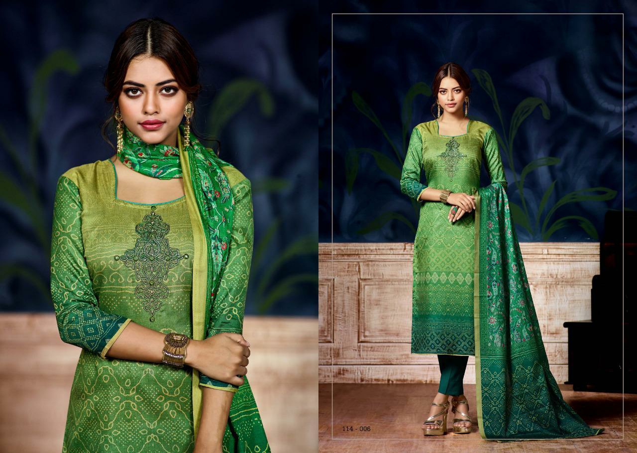 Sargam Print Presents Festive Silk Crepe Digital Printed Straight Salwar Suit Catalog Wholesaler