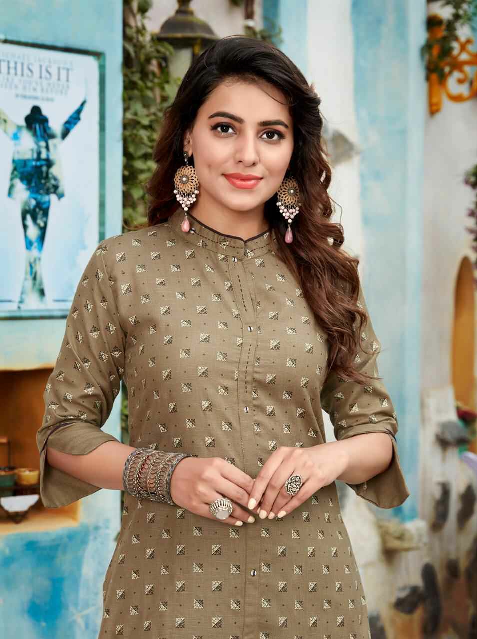 Ladies Flavour Presents Biba Vol-1 Fancy Cotton Kurtis With Plazzo Collection At Wholesale