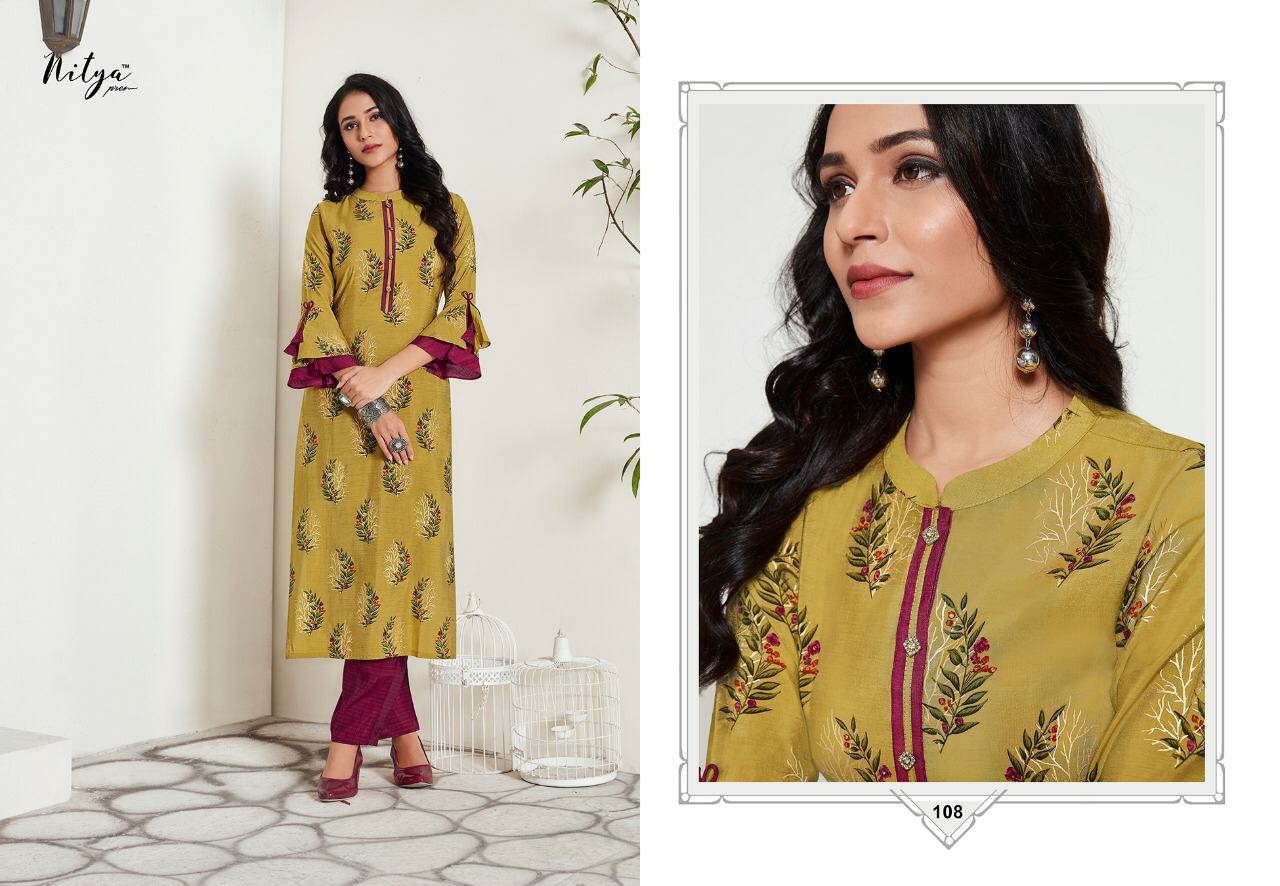 Lt Presents Aahna Beautiful Designer Kurtis With Plazzo Catalogue Exporters