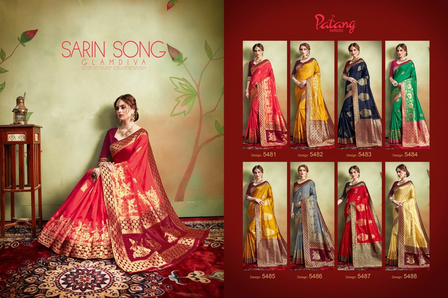 Patang Sarees Presents Anokhi Mongasilk Treaditional Wear Sarees Collection