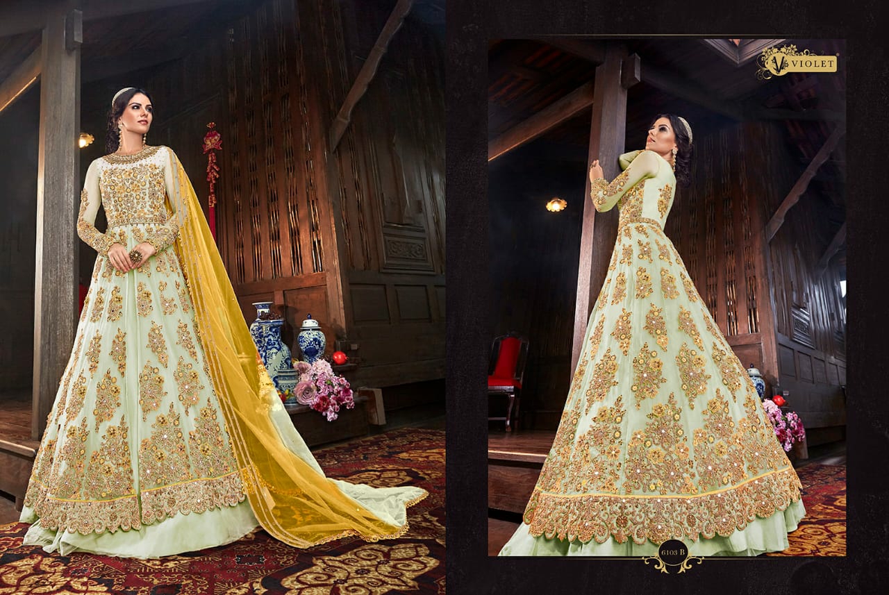 Swagat Presents Snow White Vol-11 Hit List Bridal Designer Wedding Wear Gown Catalogue Wholesaler