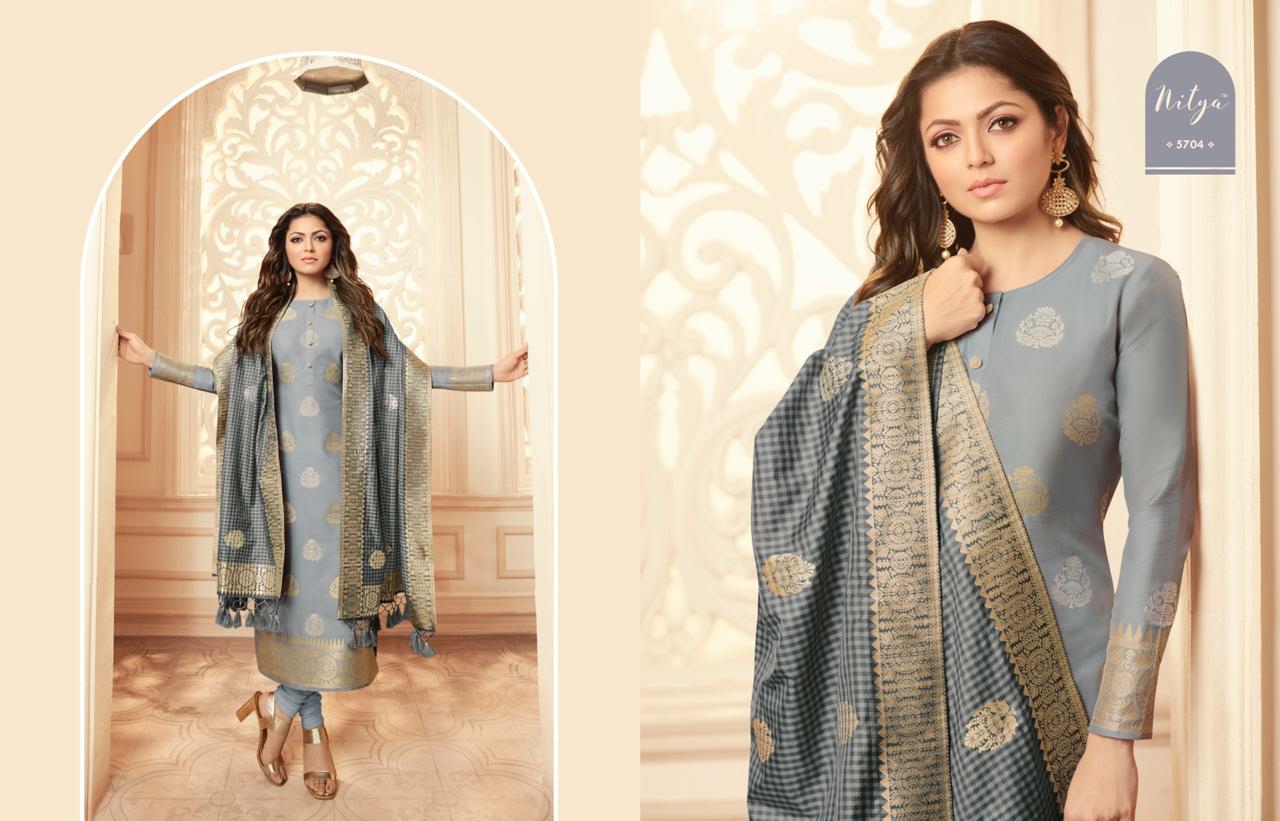Lt Presents Nitya Vol-157 Exclusive Designer Party Wear Straight Salwar Suit Catalog Wholesaler