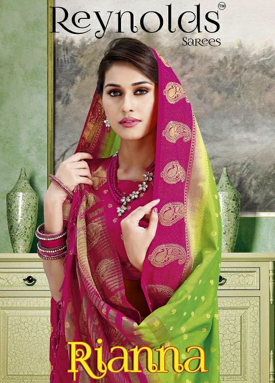 Reynolds Presents Rainna Beautiful Colourful Traditional Wear Silk Sarees Catalog Wholesaler