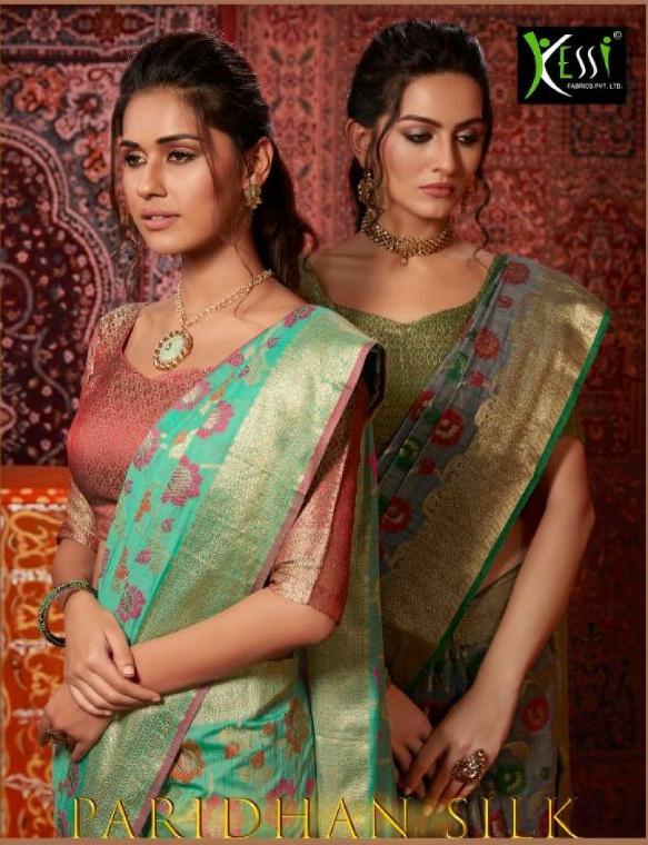 Kessi Sarees Presents Paridhan Traditional Wear Banarasi Cotton Silk Sarees Wholesaler