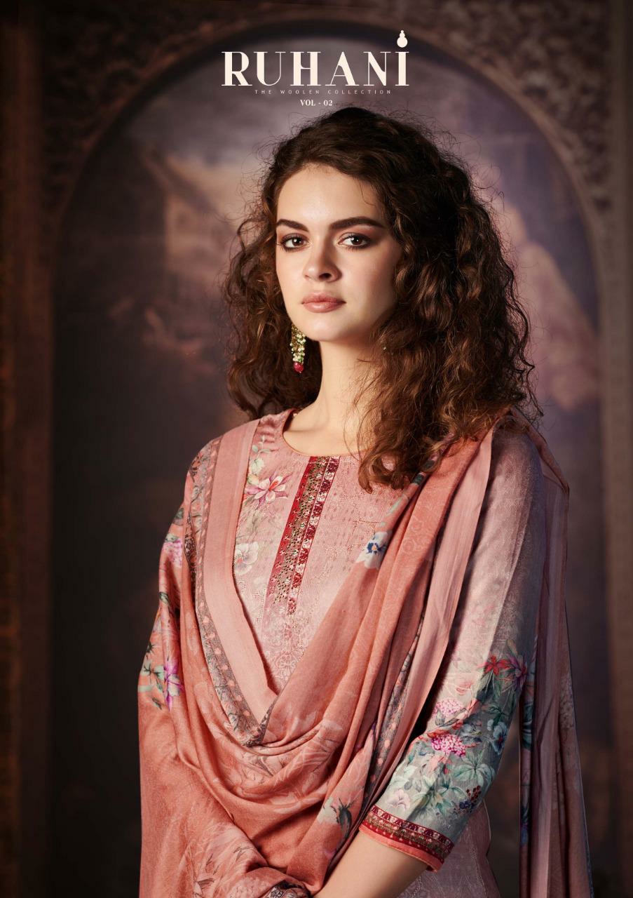 Sargam Print Presents Ruhani Vol-2 Digital Printed Pashmina Designer Plazzo Style Salwar Suit Catalogue Wholesaler