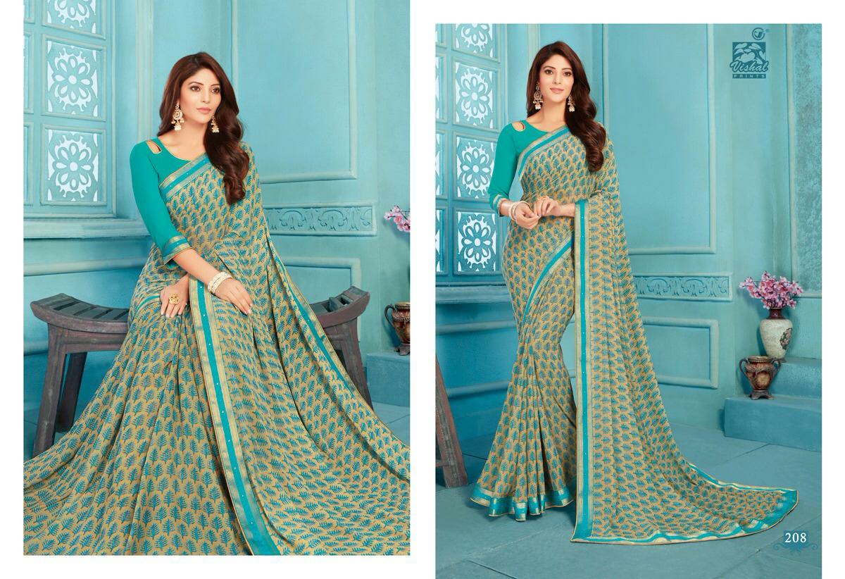 Vishal Sarees Presents Shivali Summer Wear Special Printed Sarees Catalogue Wholesaler