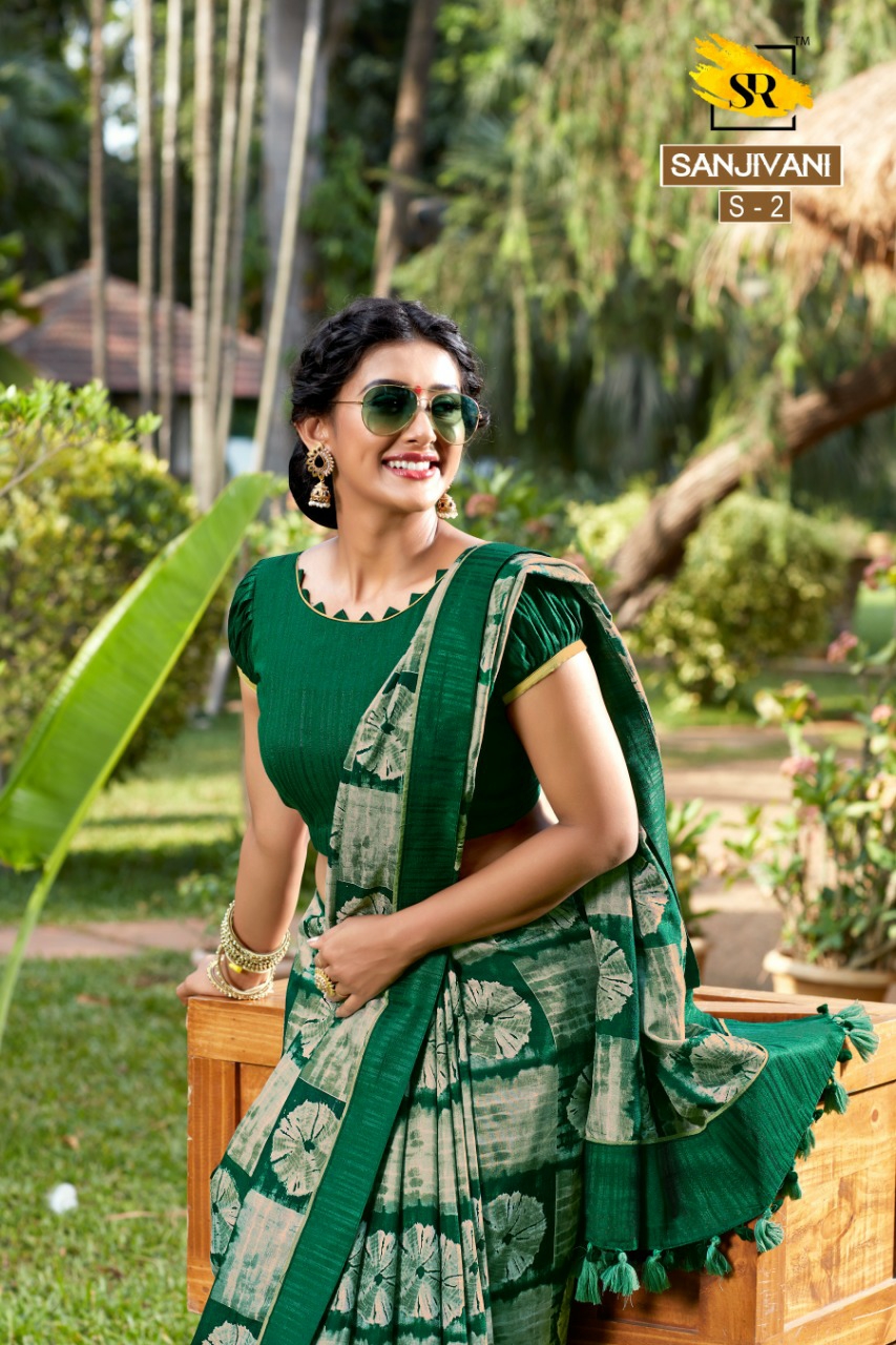Sr Sarees Presents Sanjivani Pure Dola Silk Printed Traditional Wear Silk Sarees Catalog Wholesaler