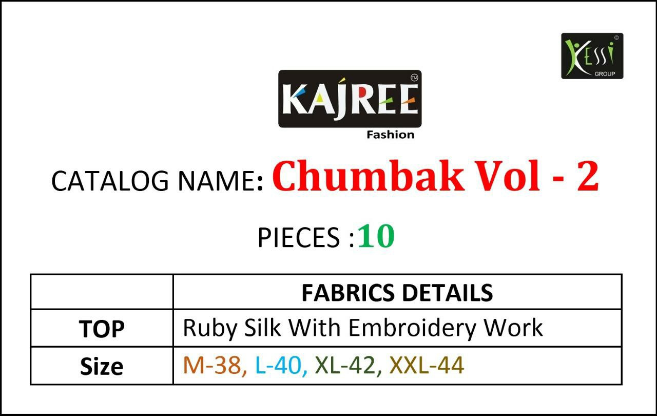 Kajree Presents Chumbak Vol-2 Daily Wear Ruby Silk Straight Kurtis Catalogue Wholesaler