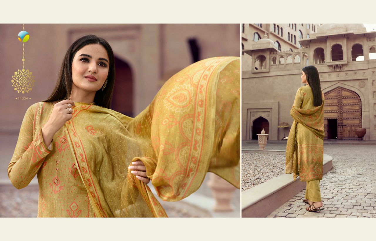 Vinay Presents Kervin Poonam Cotton Silk Pading Colorful Salwar Suit Catalog Wholesaler