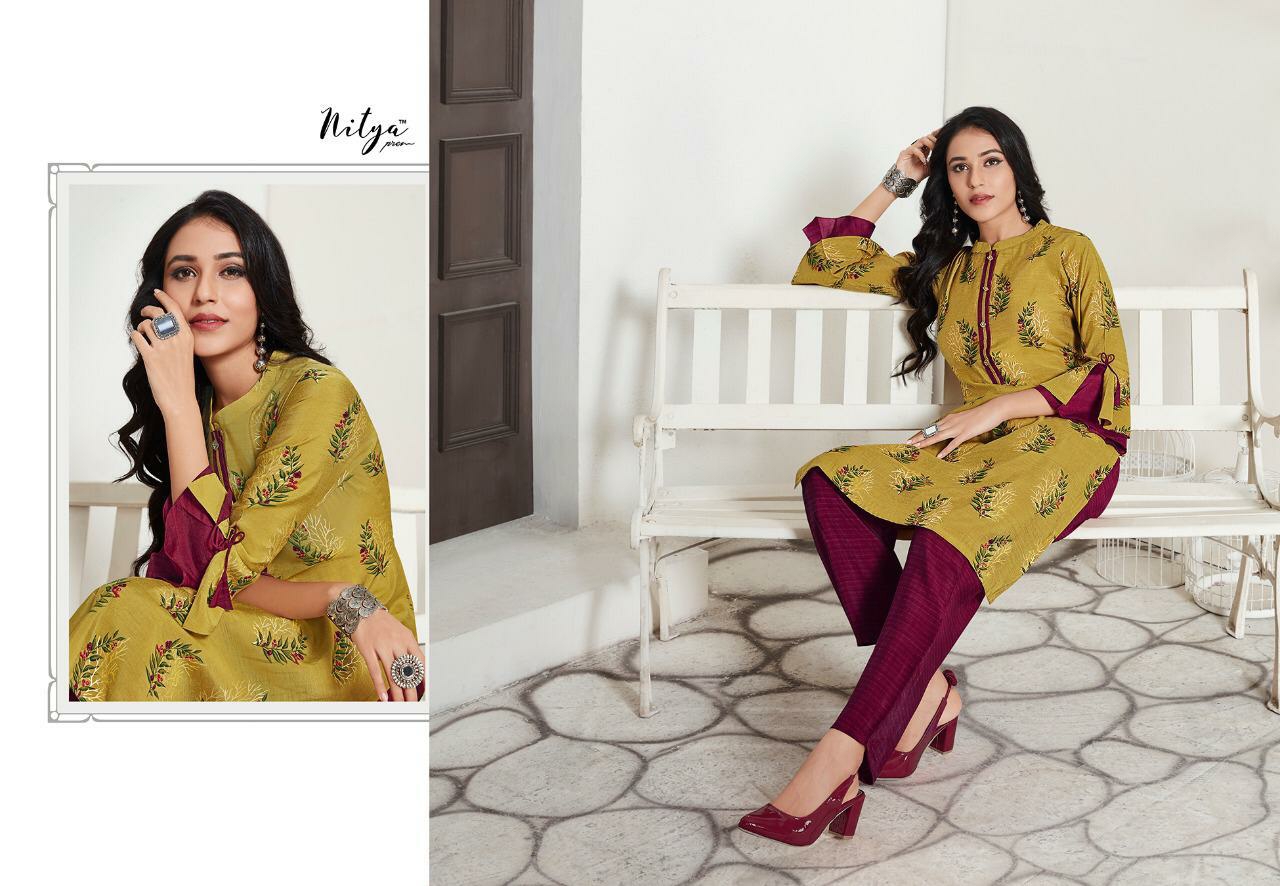 Lt Presents Aahna Beautiful Designer Kurtis With Plazzo Catalogue Exporters