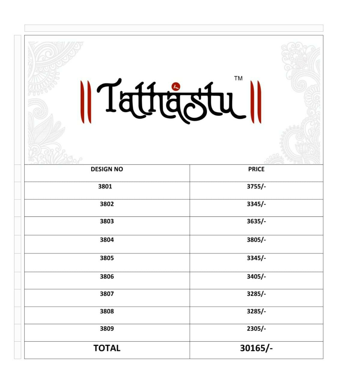 Tathastu Presents 3801-3809 Series Exclusive Designer Partywear Silk Jacquard Sarees Cataloge Wholesaler