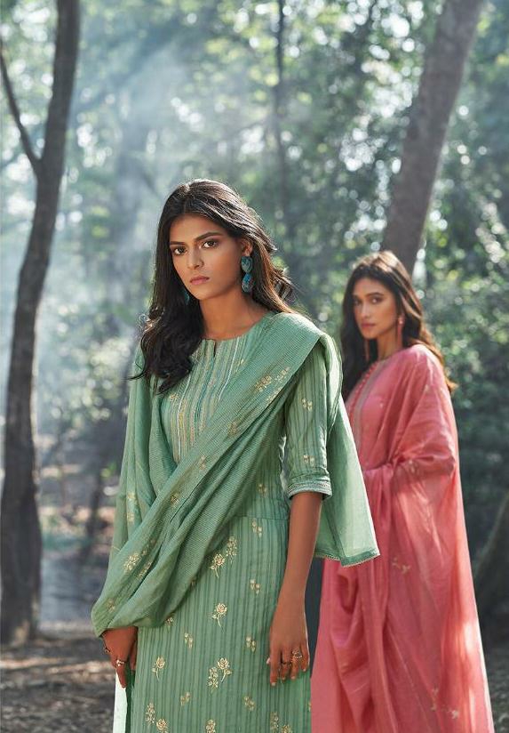 Jay Vijay Presents Inara Cotton Linen Daily Wear Salwar Suite Wholesaler