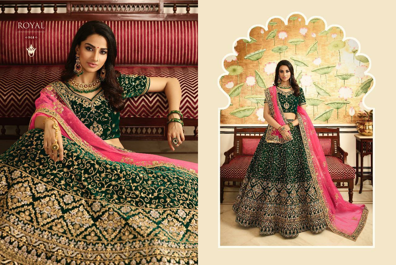 Royal Presents 937 To 945 Exclusive Designer Special Wedding Wear Lehenga Choli Catalogue Wholesaler
