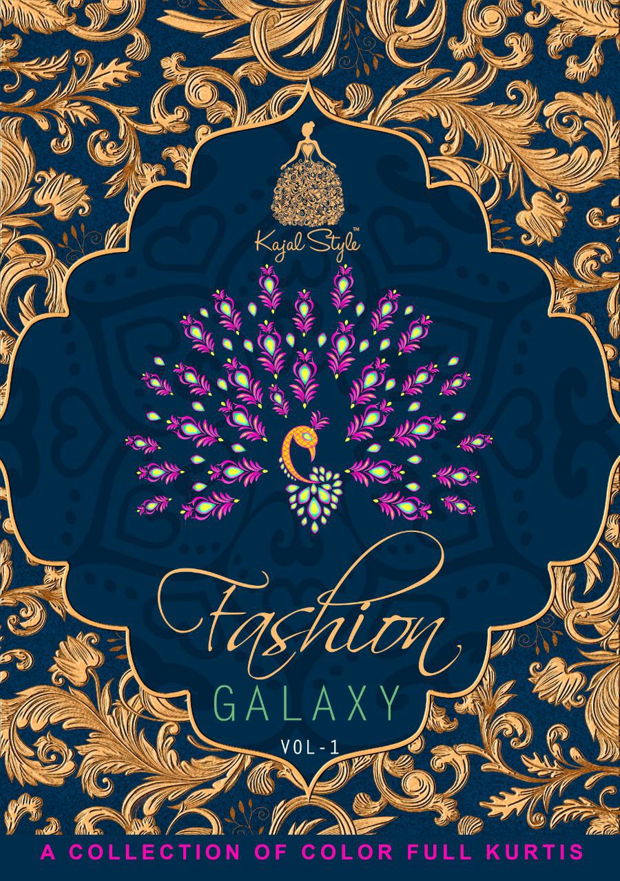 Kajal Style Presents Fashion Galaxy Vol-1 Rayon Designer Kurtis Cataloge Collection