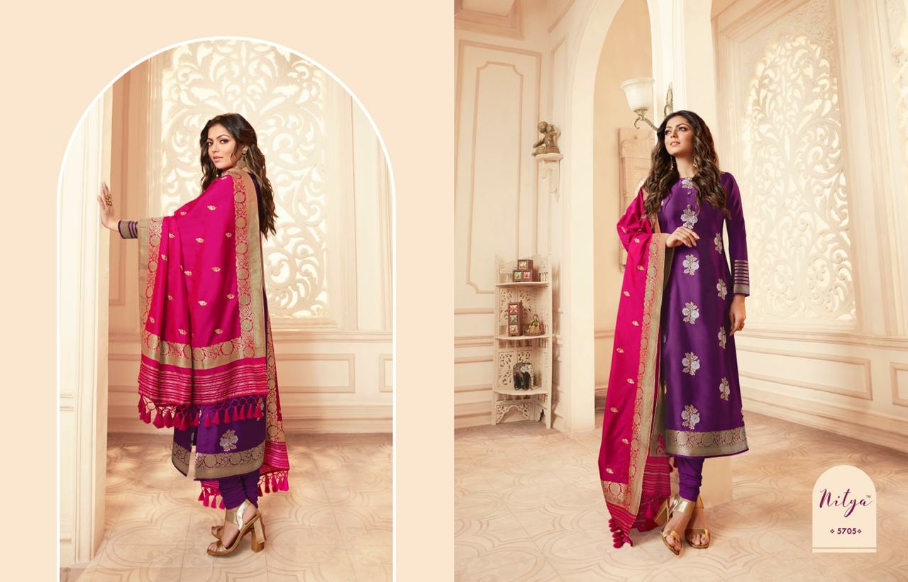 Lt Presents Nitya Vol-157 Exclusive Designer Party Wear Straight Salwar Suit Catalog Wholesaler