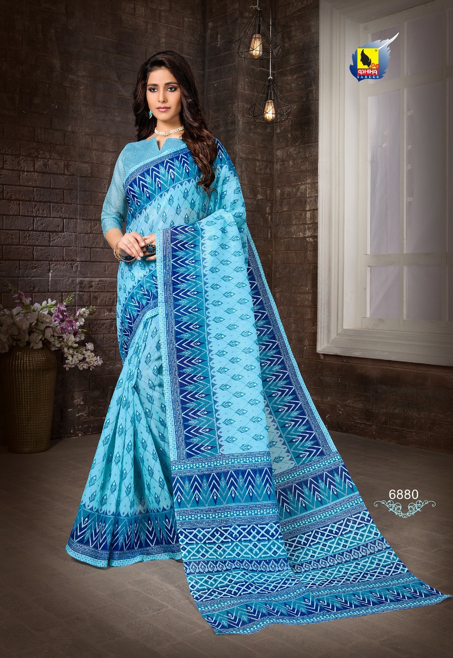 Ashika Sarees Presents Alisha Vol-8 Daily Wear Cotton Silk Sarees Catalog Wholesaler