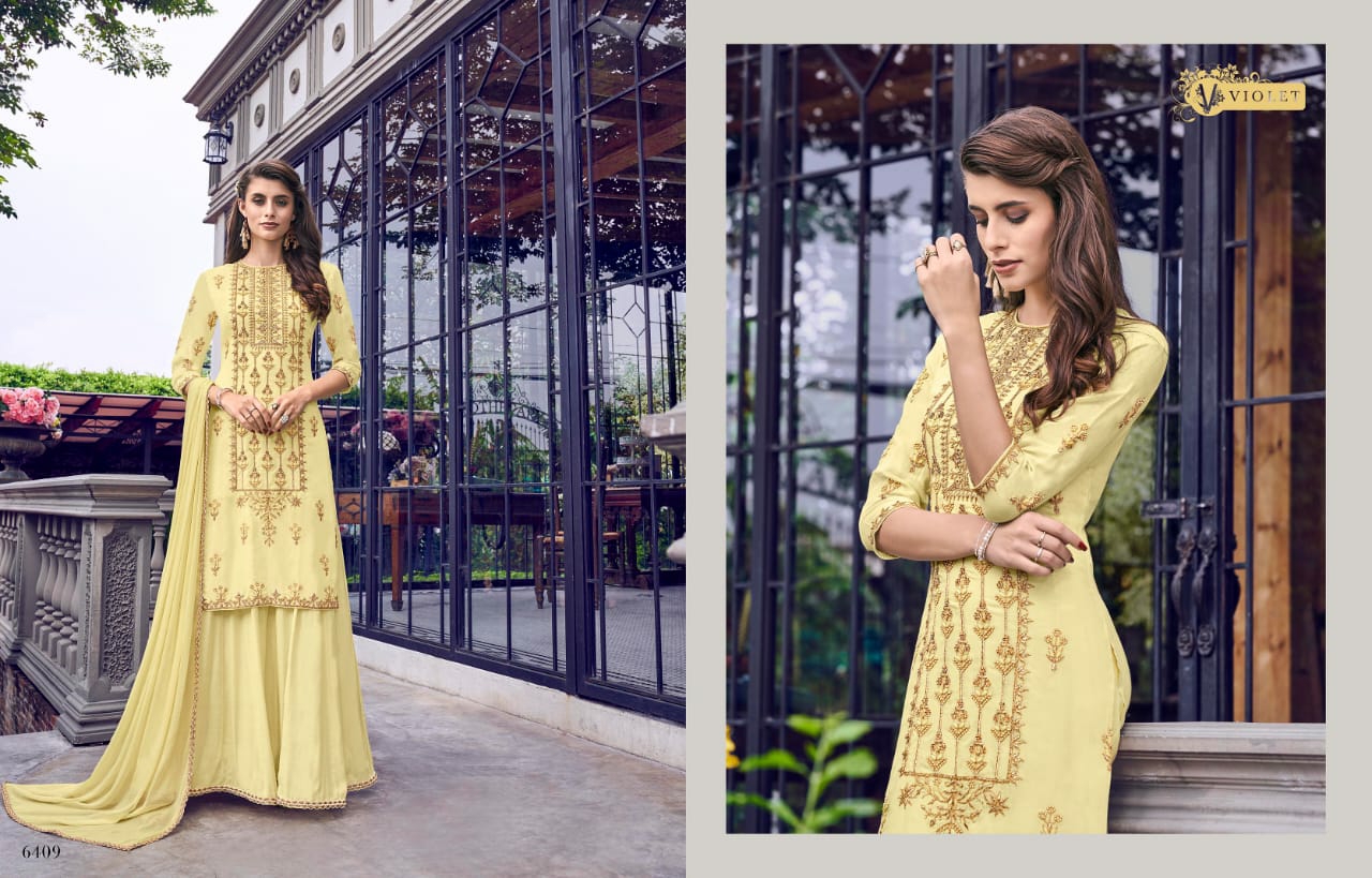 Swagat Presents 6401 To 6409 Beautiful Designer Party Wear Salwar Suit Catalog Wholesaler