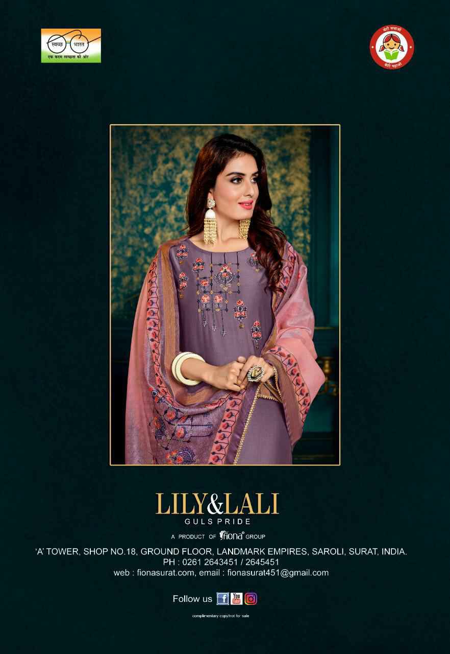 Lily And Lali Presents Monalisa 2 Designer Party Wear Kurtis With Bottom And Digital Printed Dupatta Collection At Wholesale