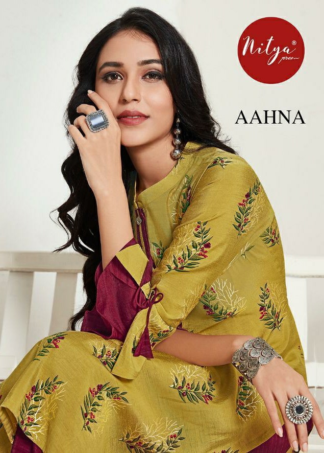 Lt Presents Aahna Beautiful Designer Kurtis With Plazzo Catalogue Exporters