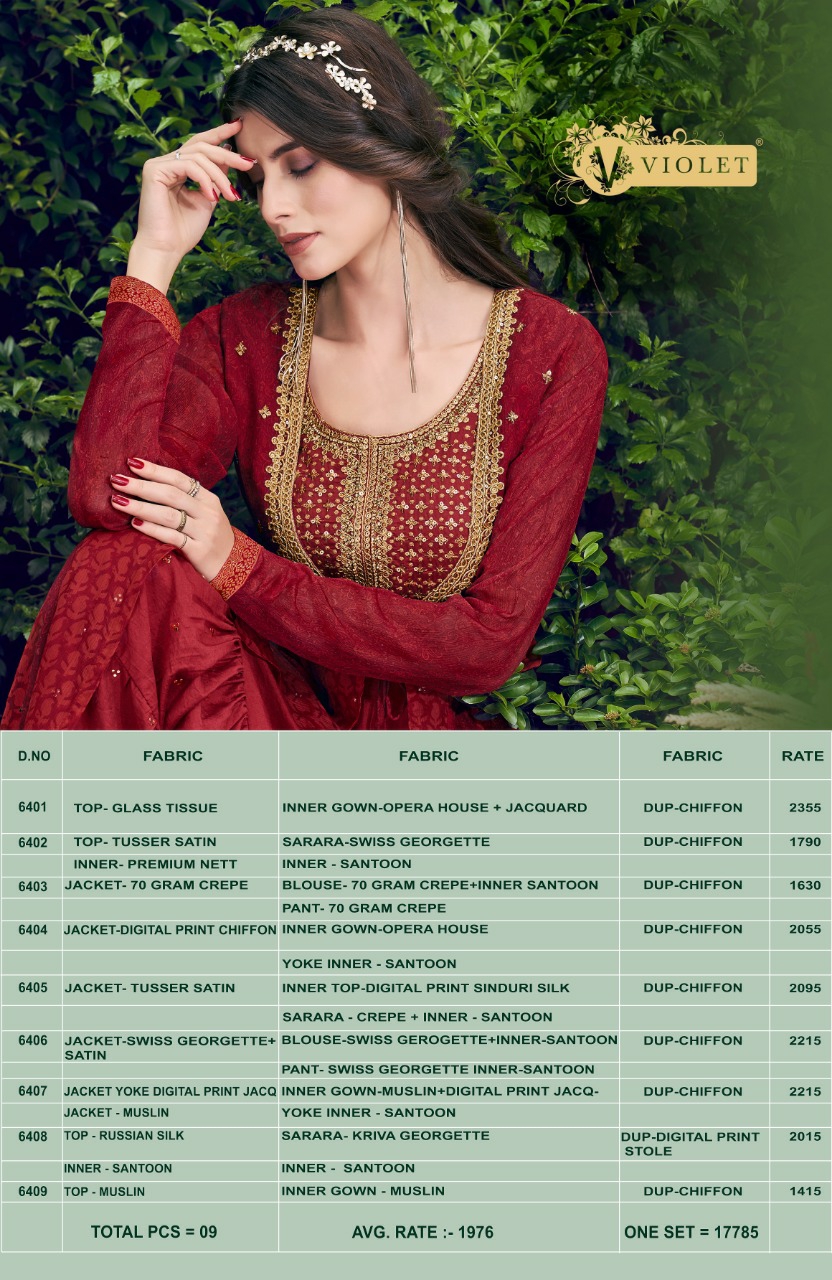 Swagat Presents 6401 To 6409 Beautiful Designer Party Wear Salwar Suit Catalog Wholesaler