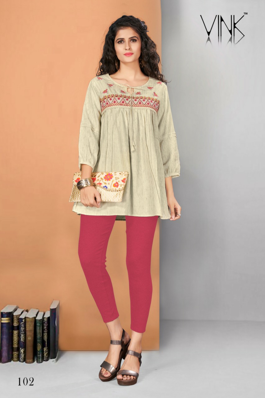 Vink Presents Tunics Summer Wear Western Top Collection