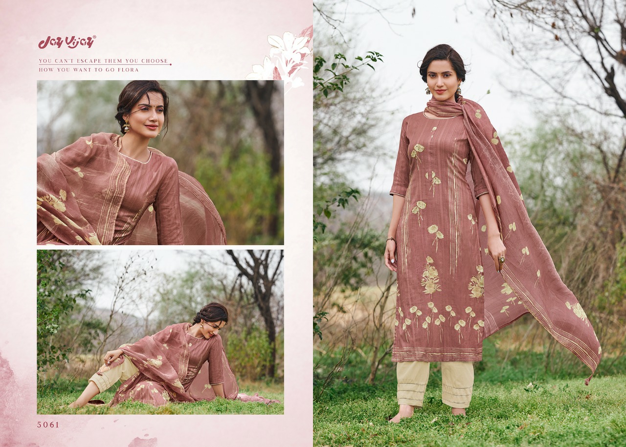 Jay Vijay Presents Runa Cotton Salwar Suite Cataloge Wholesaler