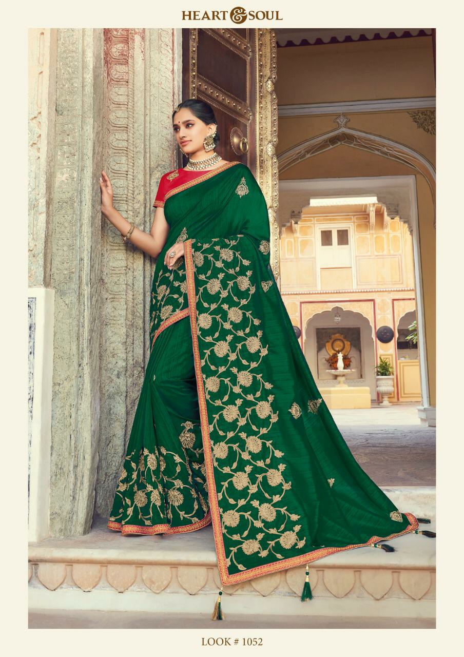 Heart And Soul Presents Tulika 1014 To 1053 Series Exclusive Party Wear Sarees Catalogue Wholesaler