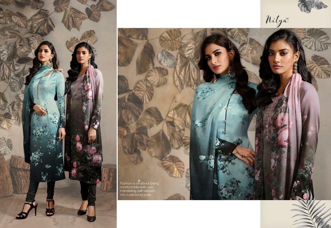 Lt Presents Liana Royal Satin Digital Printed Straight Salwar Suit Catalogue Exporters