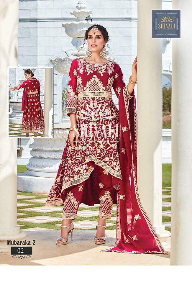 Shivali Presents Mubaraka Vol-2 Heavy Designer Pakistan Style Bridal Salwar Kameez Readymade Catalog