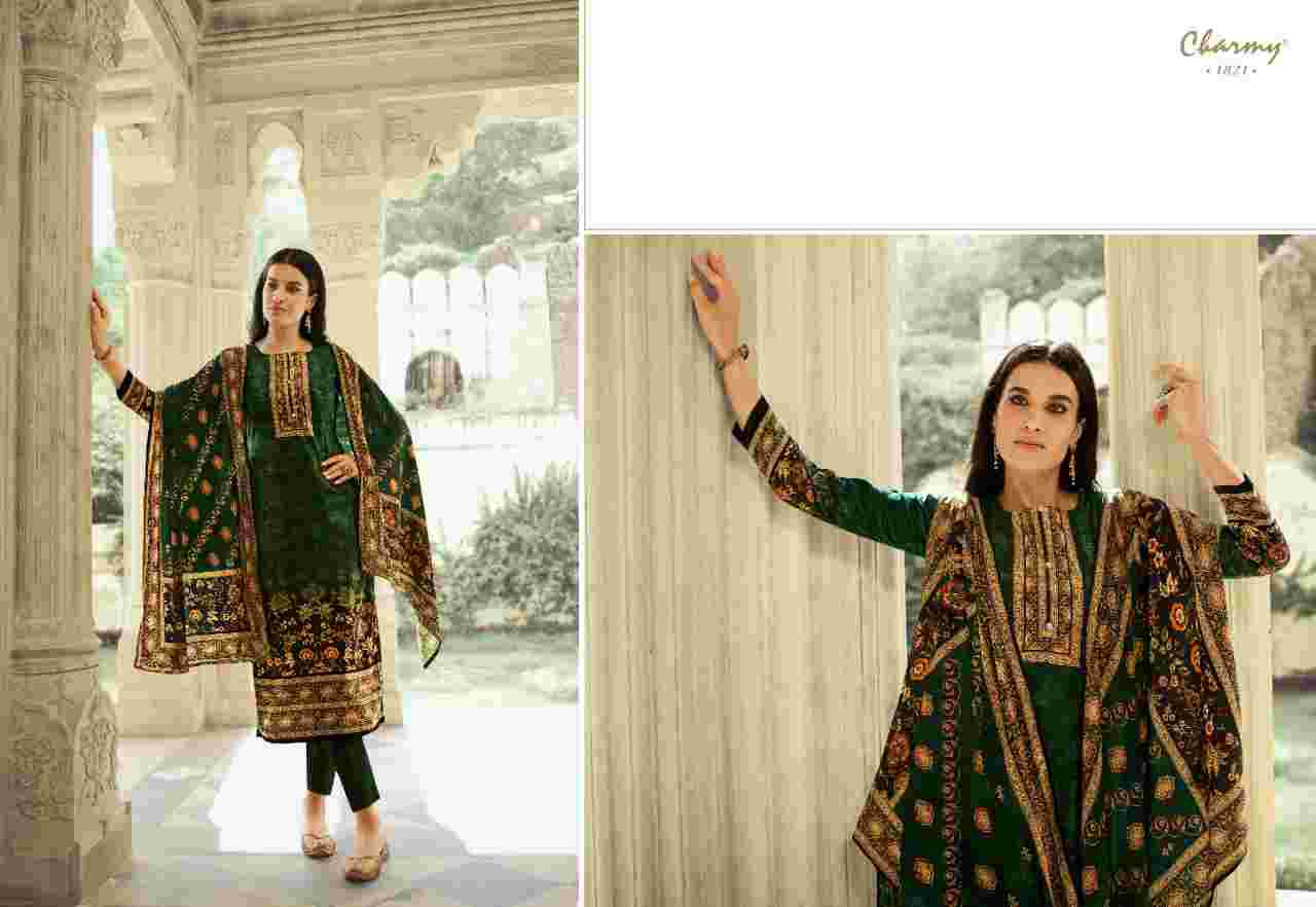 Meera Trends Presents Charmy Velvet Vol-2 Winter Wear Velvet Digital Printed Straight Salwar Suit Catalogue Wholesaler