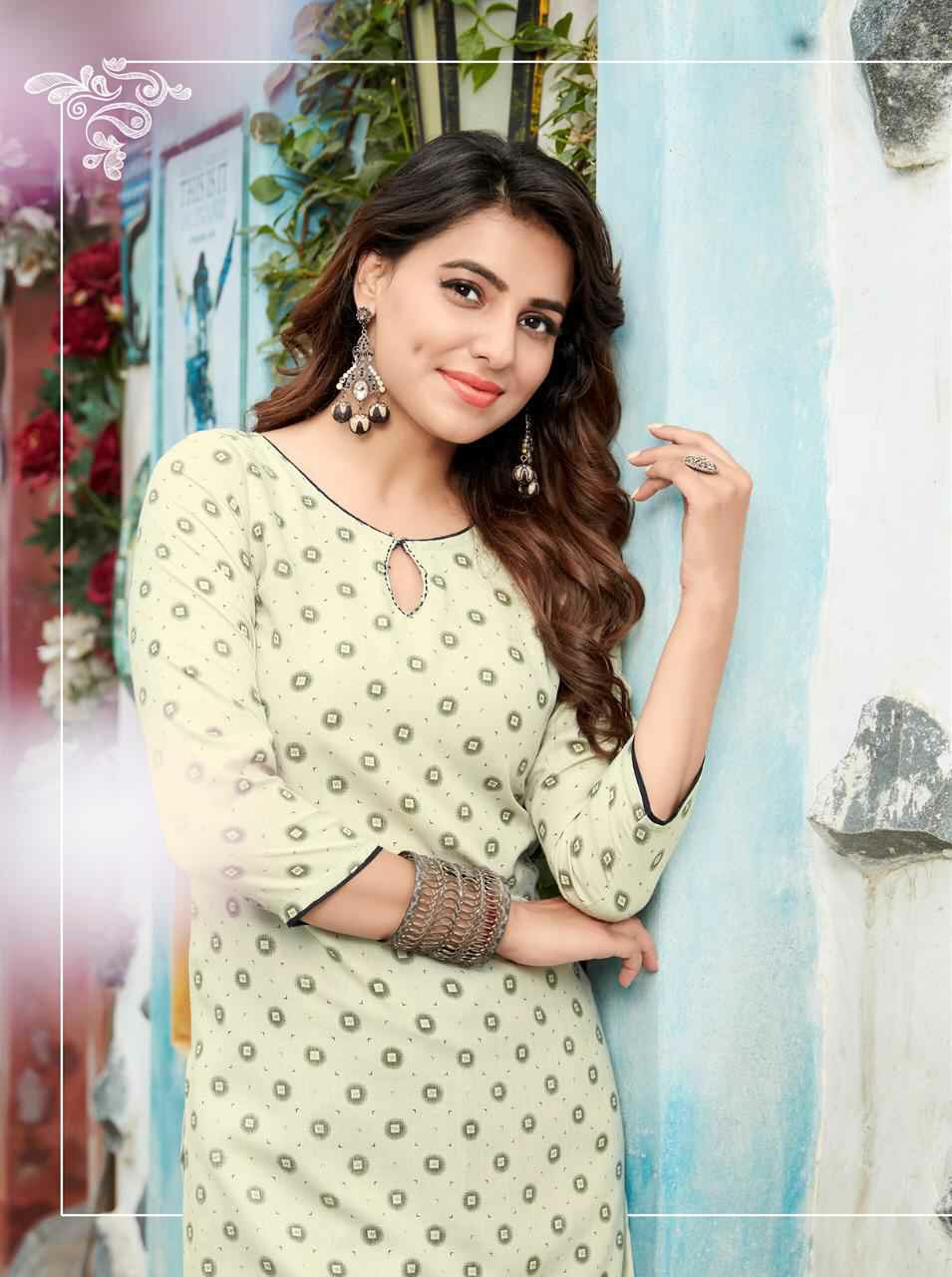 Ladies Flavour Presents Biba Vol-1 Fancy Cotton Kurtis With Plazzo Collection At Wholesale