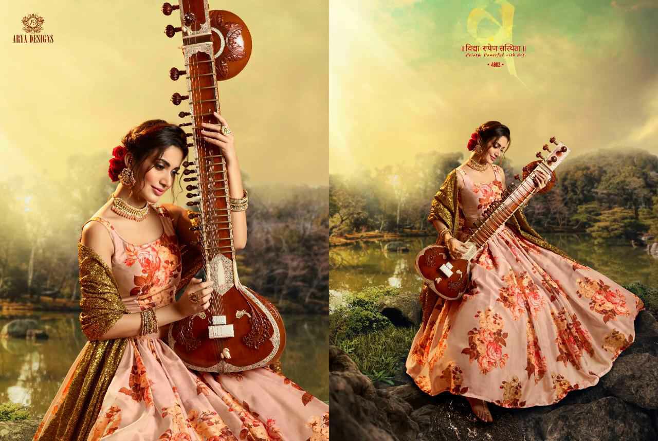 Arya Designer Presents Devi 4801-4807 Series Exclusive Designer Printed Lehenga Choli Cataloge Collection