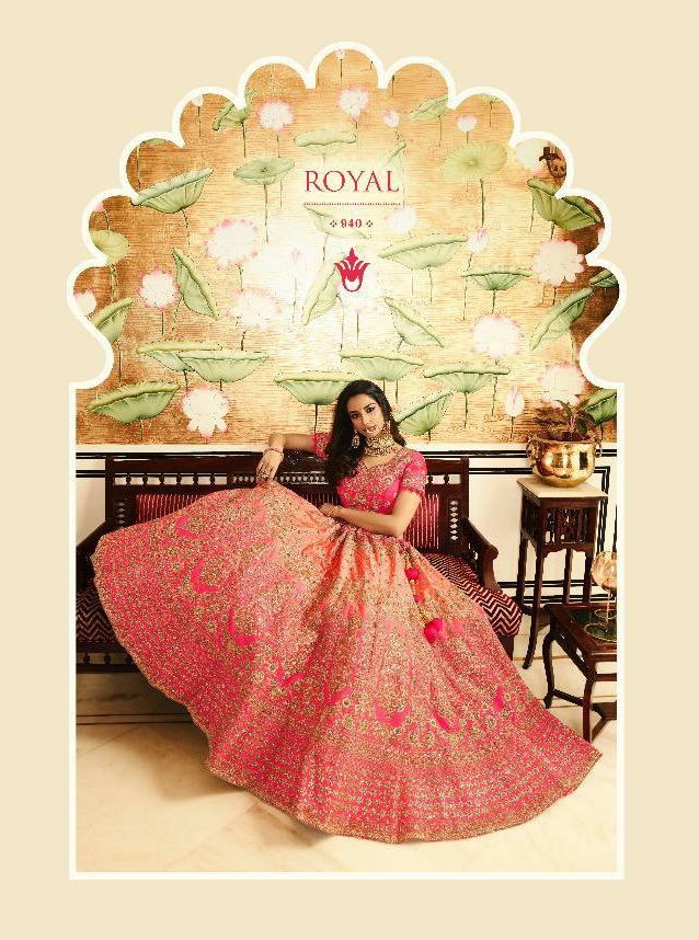 Royal Presents 937 To 945 Exclusive Designer Special Wedding Wear Lehenga Choli Catalogue Wholesaler
