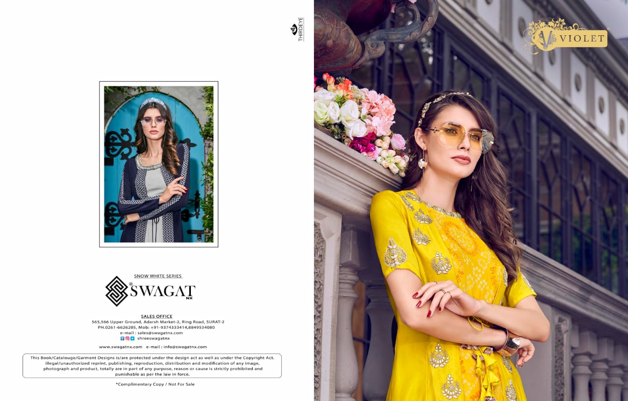 Swagat Presents 6401 To 6409 Beautiful Designer Party Wear Salwar Suit Catalog Wholesaler