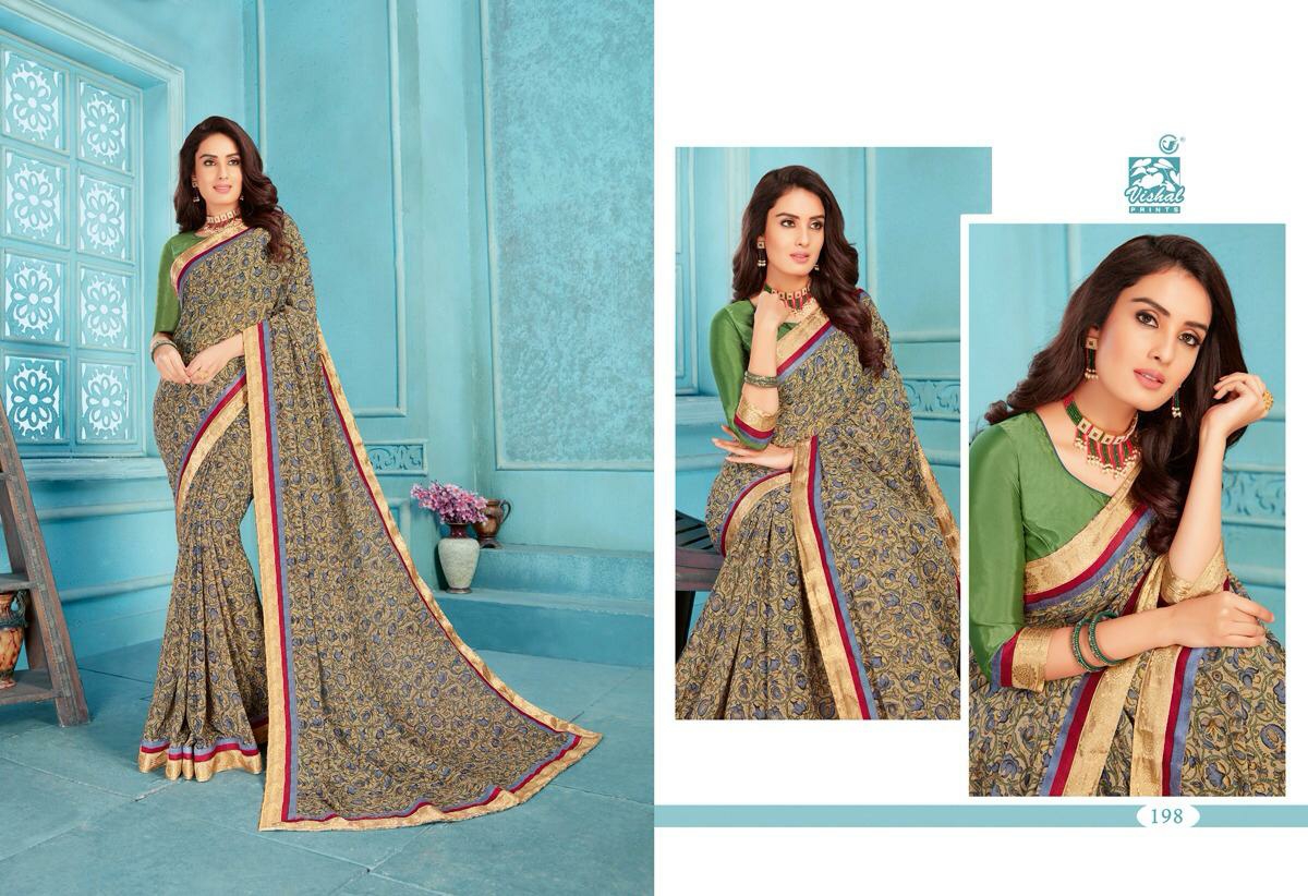 Vishal Sarees Presents Shivali Summer Wear Special Printed Sarees Catalogue Wholesaler