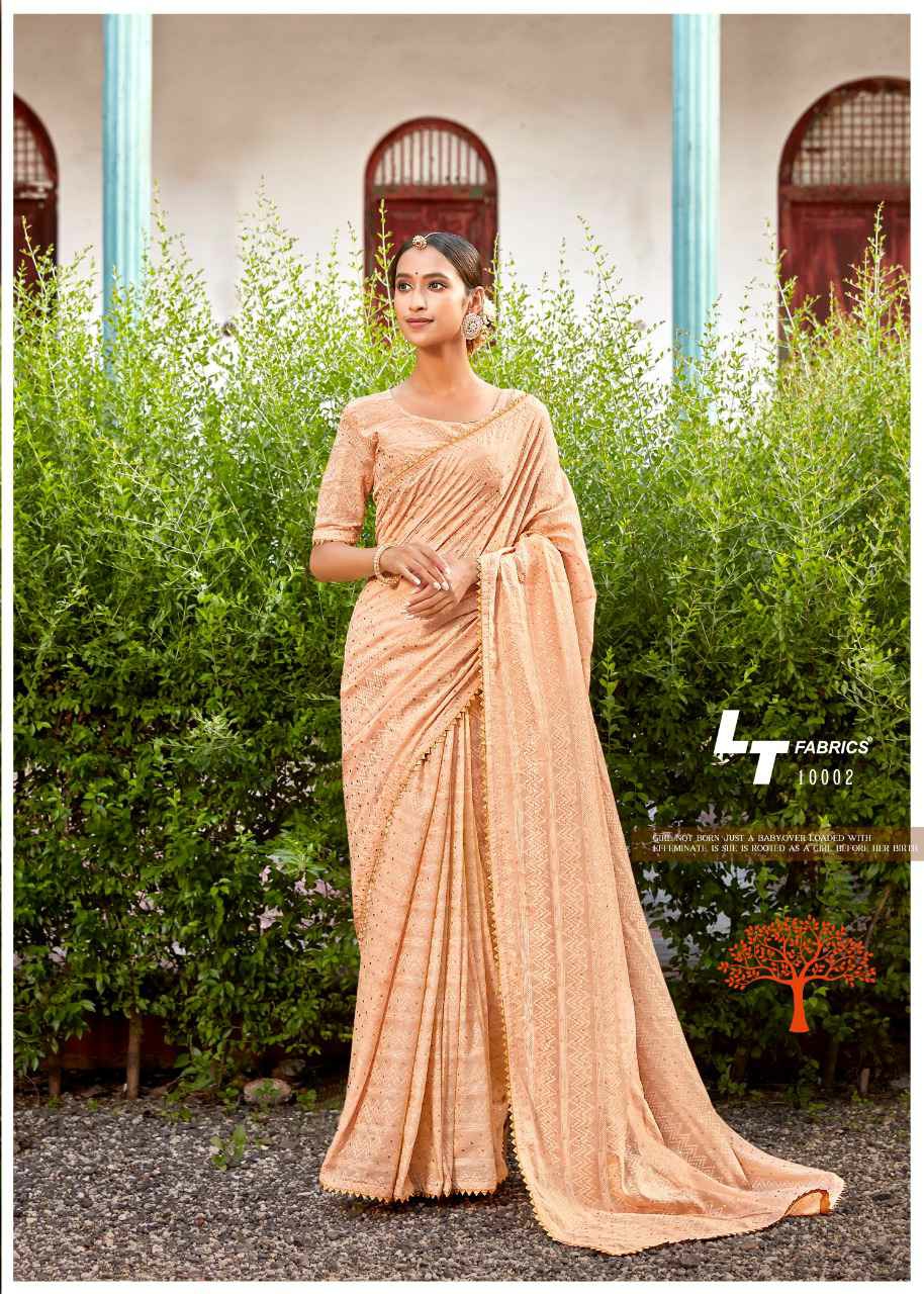 Lt Sarees Presents Khara Kapas Gold Printed Exclusive Designer Cotton Sarees Catalogue Wholesaler