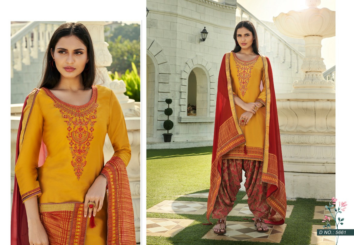 Kessi Presents Shangar By Patiala House Vol-18 Jam Silk With Embroidery Work Punjabi Style Patiala Salwar Suit Catalogue Wholesaler