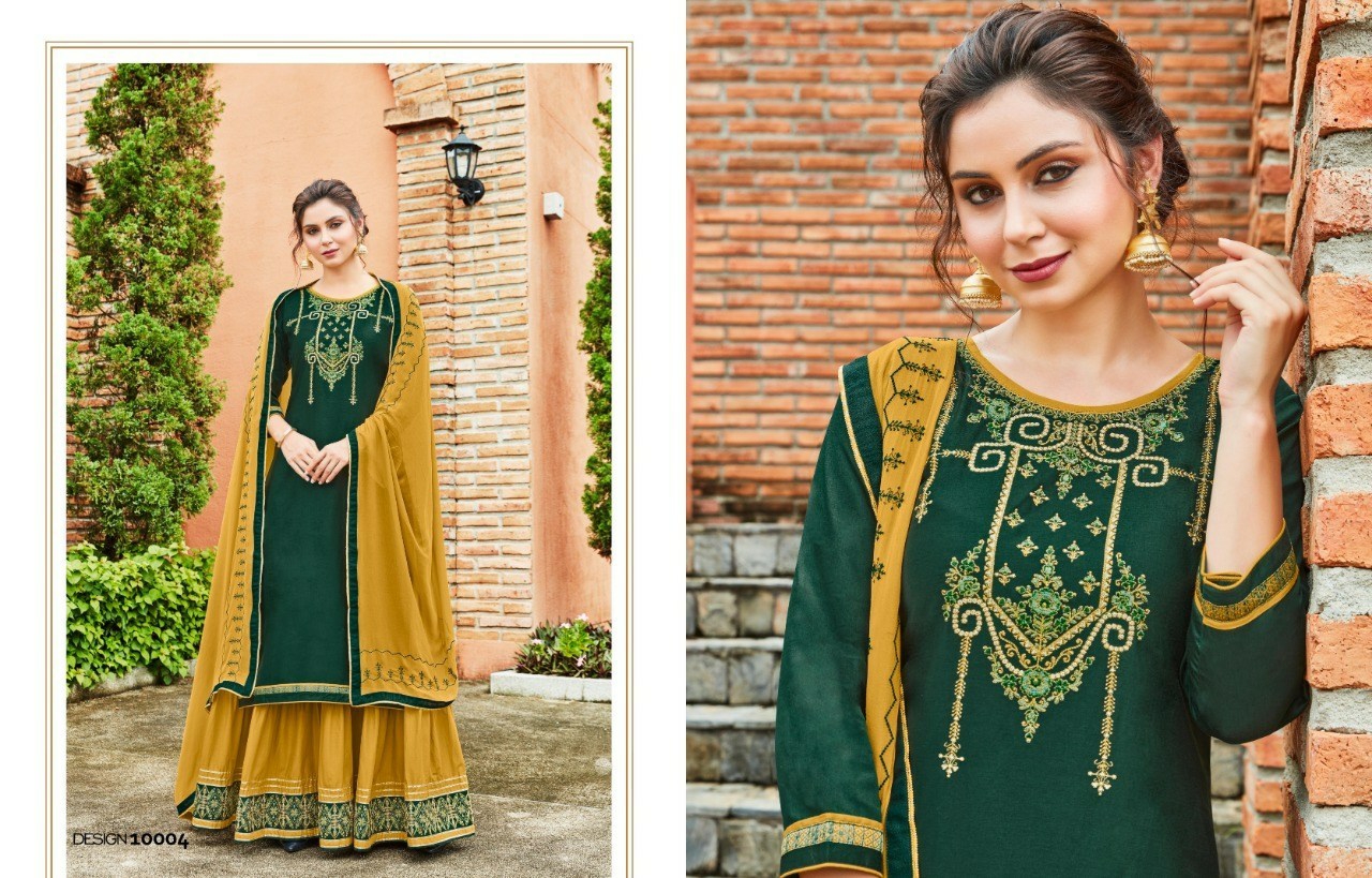 Kajree Presents Kalaroonpure Jam Cotton Ready Made  Top With Ghaghra Collection In Wholesale