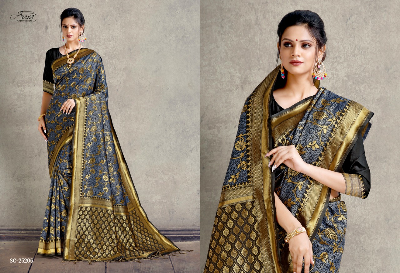 Aura Presents Diti South India Silk Traditional Wear Sarees Collection At Wholesale Prices