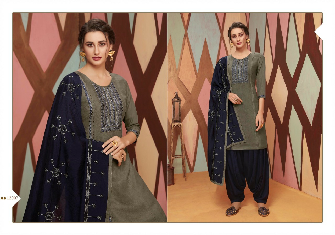 Kajree Presents Artist By Patiala Vol-4 Flex Rayon With Embroidery Work Readymade Patiala Salwar Suit Catalogue Wholesaler