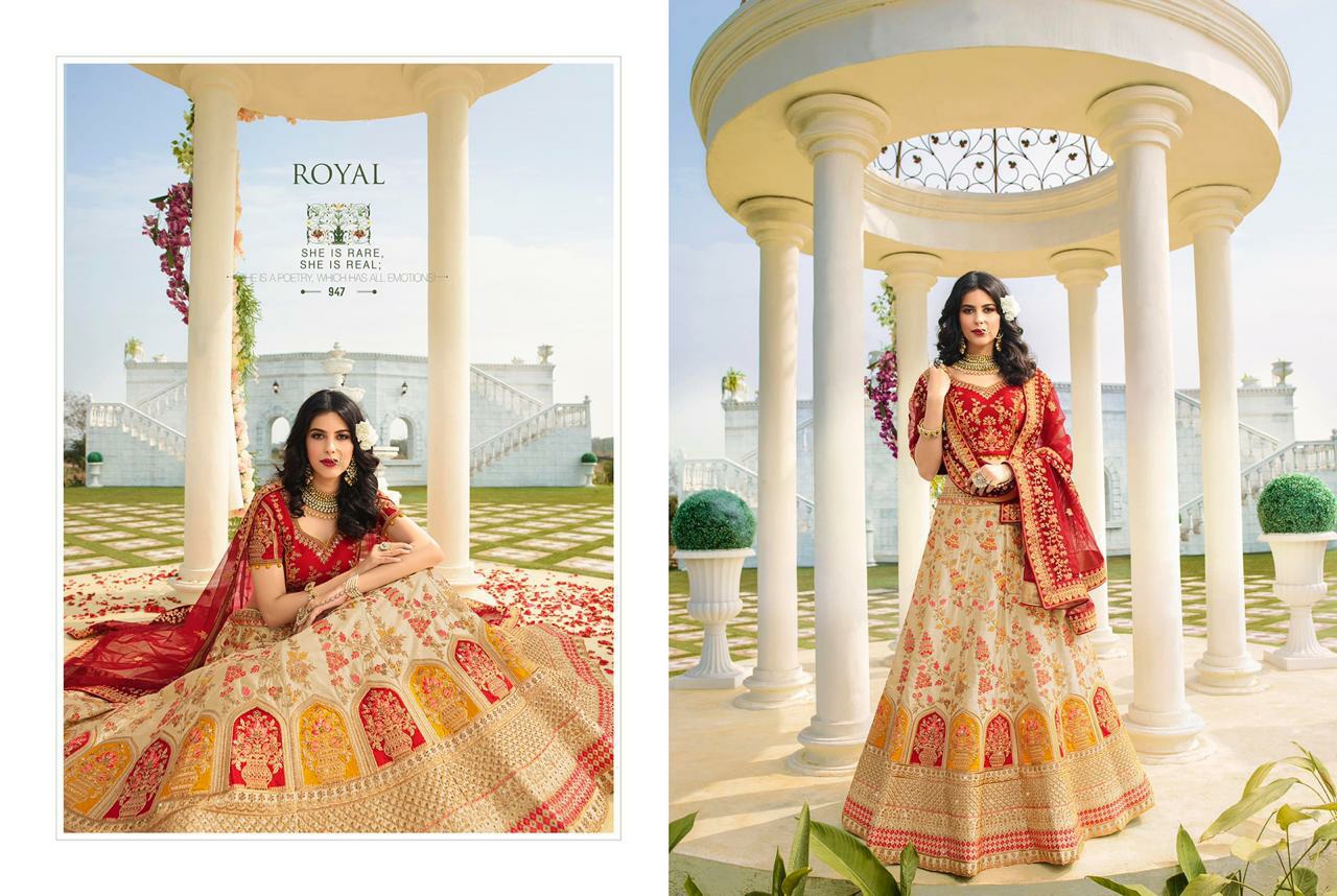 Royal Designer Presents Royal Vol-11 Series 946-952 Exclusive Designer Bridal Lehenga Choli Collection