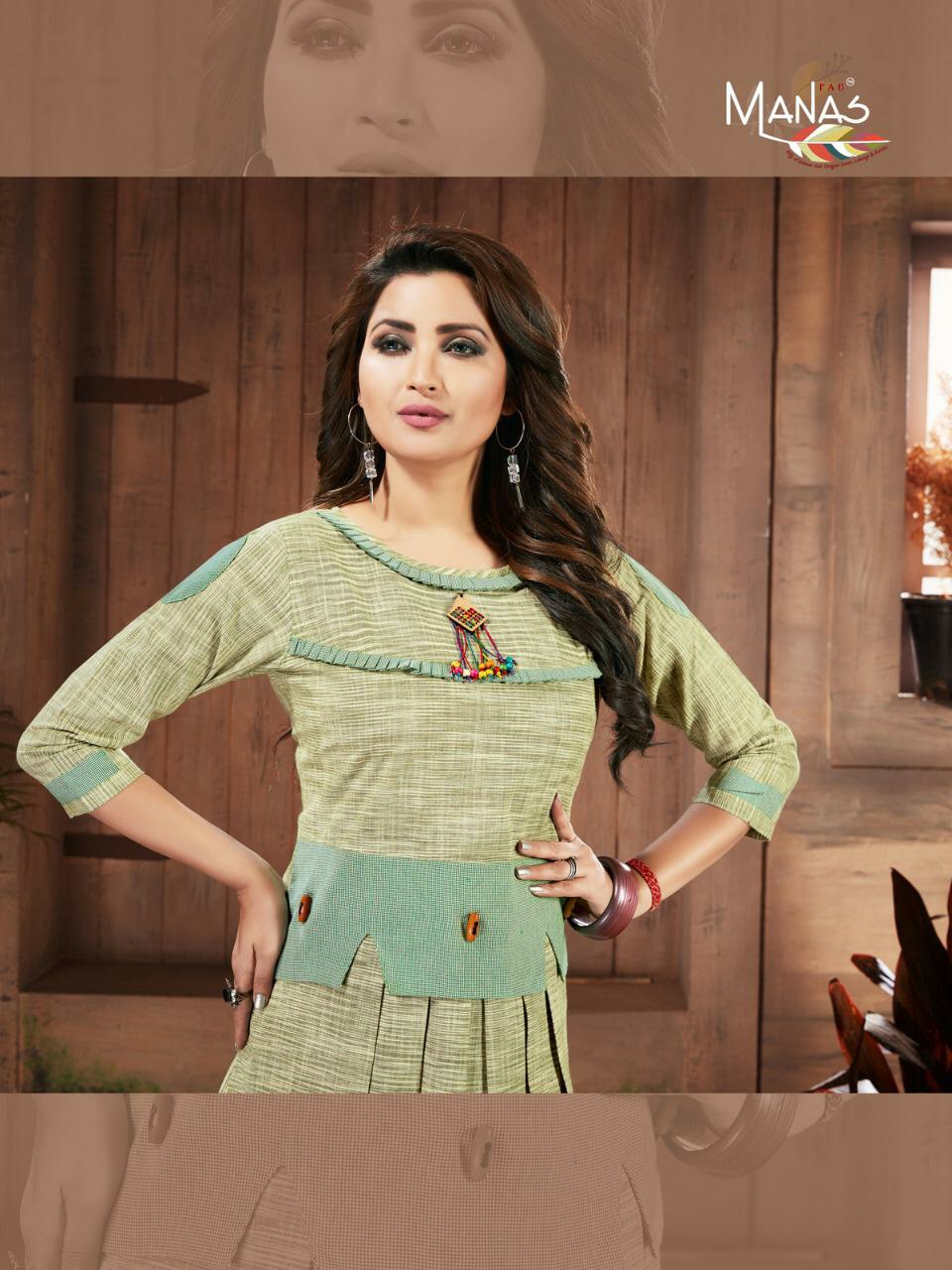 Manas Presents Shanvi Primium Cotton Kurtis Cataloge Wholesaler